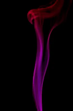 Smoke on black background Фото