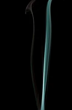 Smoke on black background Photos