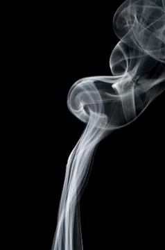 Smoke on black background Photos