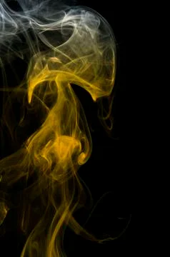 Smoke on black background Фото