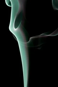 Smoke on black background Photos