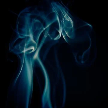 Smoke On Black Background 写真素材