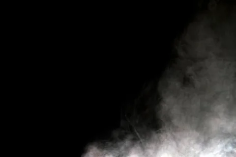 Smoke on a black background Stock Photos