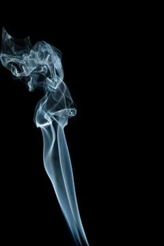 Smoke on a black background Photos