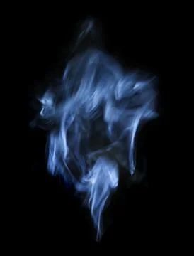 Smoke on a black background Foto stock