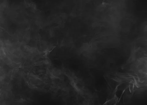 Smoke on black background Stock Photos