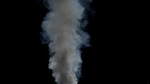 Smoke on black Stock Footage 128513044