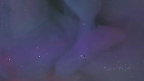 Smoke blend defocused ink stream mist color swirl Stock Footage 328274583