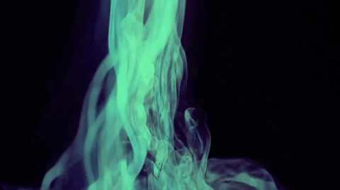 Smoke blue green 動画素材 35948162