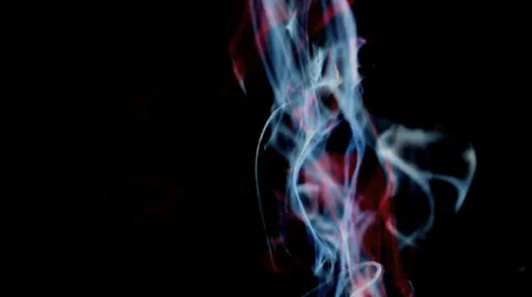 Smoke blue red white 스톡 동영상 35947966