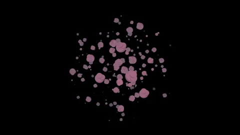 Smoke Bomb Effect with Black Background 4K Stock Footage 311432030