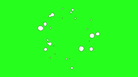 Smoke boom set and white floating smoke behind green background.  More elements  Stock Footage 223105553