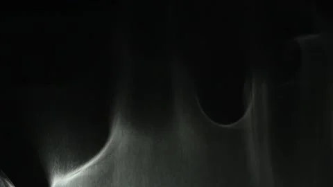 Smoke from bottom to top. Cloud of cold fog on black background. Stock Footage 239229587