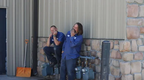 Smoke Break Video stock 24773062