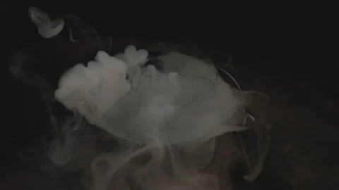 Smoke Bubbling Inside of a Steaming Cauldron  Stock Footage 139167569