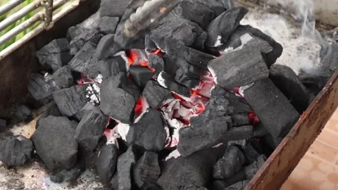 Smoke from burning (1) Video stock 280117991