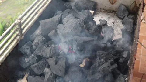 Smoke from burning (5) Video stock 280117975