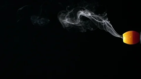 Smoke of a candle Stock Footage 101005395