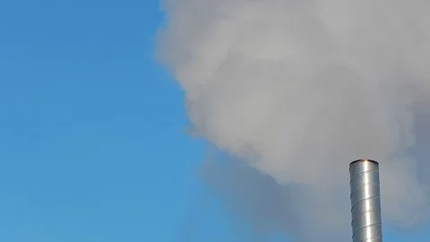 Smoke from the chimney fireplace Stock Footage 70733689