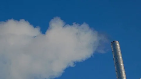 Smoke from the chimney fireplace Stock Footage 70735681