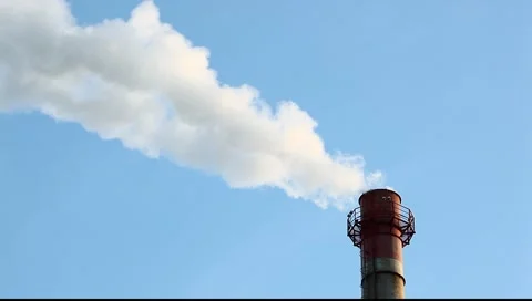 Smoke from the chimney Vídeo Stock 3901345