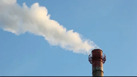 Smoke from the chimney Stock Footage 3904783