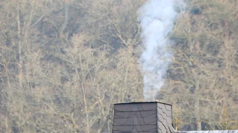 Smoke from a chimney Vidéo 48596438