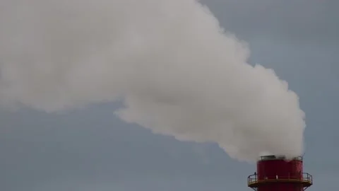 Smoke from chimney Stock Footage 163118761