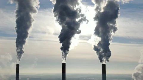 Smoke from a chimney. Stock Footage 238779862