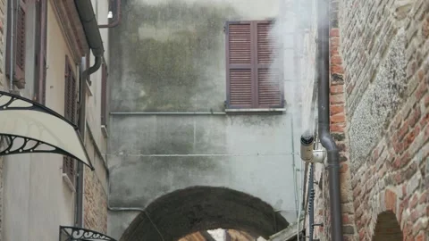 Smoke from the chimney Stock Footage 296384641