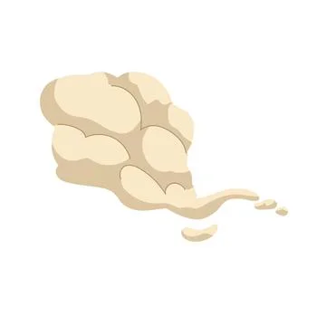 Smoke cloud animation. Fast speed track. Abstract air, wind blow. Gas and f.. Illustrazione stock