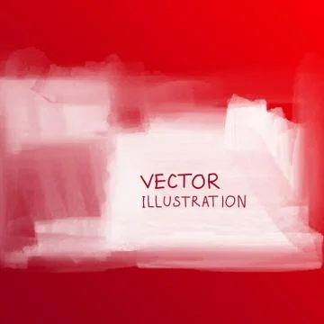 Smoke cloud background on red Stock Illustration