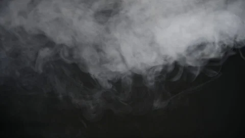 Smoke cloud effect on black background, smoke,cloud,mist,isolated 스톡 동영상 126549782