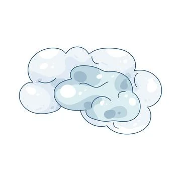 Smoke cloud Stock Illustration