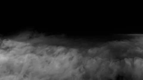 Smoke Cloud Rising from Center Overlay effect Stock Footage 322776813