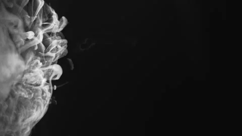 Smoke cloud smog wave night fog spreading Vidéo 247940051