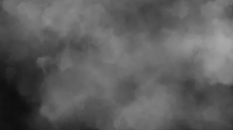 Smoke Cloud White Realistic On Background. Illustrazione stock
