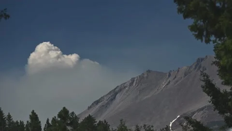 Smoke CloudRisingShastina Stock Footage 156573164