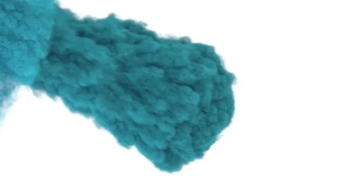 Smoke clouds of blue smoke animation video template screensaver for design 4k v Stock Footage 229947843