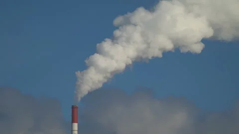 Smoke Column from Factory Chimney 動画素材 99756915