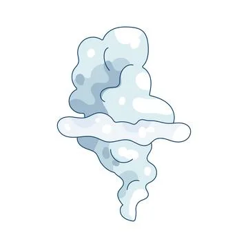 Smoke column Stock-Illustration