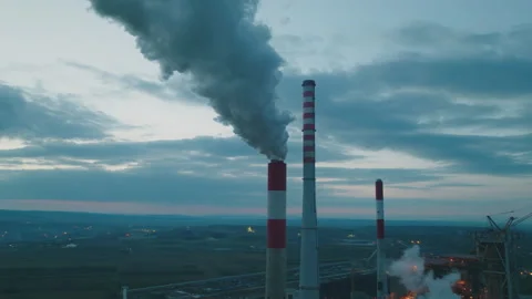 Smoke comes from the chimney Stock Footage 212577934