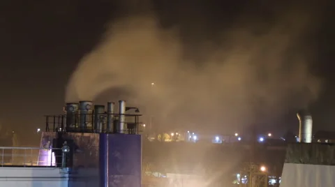 Smoke coming from the chimney of the ship Stock Footage 43167383