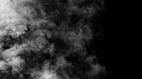 Smoke Coming From The Side 4K Loop Stock Footage 262154074