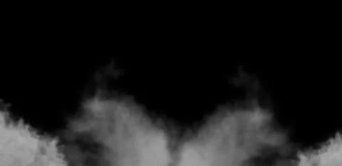 Smoke concept design on black background Video stock 122848345