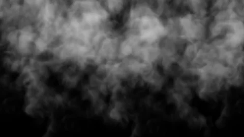 Smoke concept design on black background Video stock 125263976