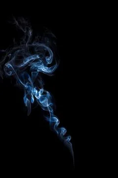 Smoke dancing. Stock Photos