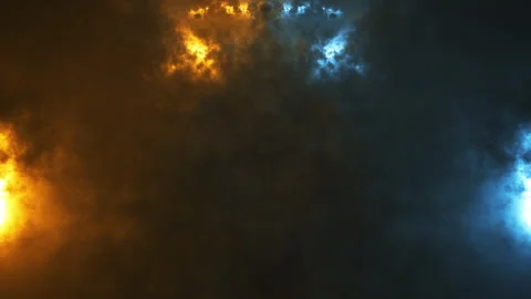 Smoke on dark background dynamic abstract fog animation Stock Footage 259201270
