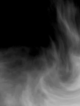 Smoke on the dark background Stock Illustration