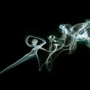 Smoke on a darkbackground Stock Photos